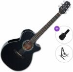 Takamine GF30CE-BLK Standard SET Black Chitară electro-acustică Jumbo