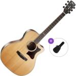 Cort GA5F-BW-NS Basic SET Natural Satin Chitară electro-acustică Jumbo
