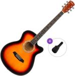 Pasadena PGC-10E Basic SET Vintage Sunburst Chitară electro-acustică Jumbo