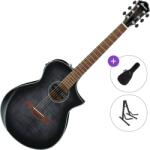Ibanez AEWC400-TKS Standard SET Transparent Black Sunburst Chitară electro-acustică Jumbo