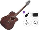 Takamine GD21CE SM Premium SET Satin Molasses Chitară electro-acustică Dreadnought