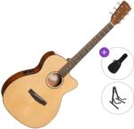 Cort L60CE Standard SET Natural Lucios Chitară electro-acustică Jumbo