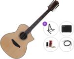 BromoGuitars BAT4CE12 Premium SET Natural Chitară electro-acustică cu 12 corzi