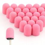 ManyBeauty Csiszolókupak pedikűrhöz rózsaszín 5 db (ROZMIAR: DUŻE ; GRADACJA: 80)