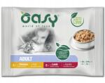 Oasy OAWCACAF0340 Oasy Chunks mártásban Többcsomagos Felnőtt Húsválogatás 4x 85g