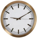 AdTrend Ceas perete rama aluminiu auriu 40 cm (72309A)