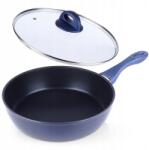 ORION Tapadásmentes Gyémánt Serpenyő Fedővel Indukciós Gáz Erős 28CM (4909223418769)