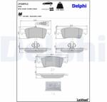 DELPHI set placute frana, frana disc DELPHI LP2087LC (LP2087LC)