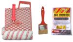 Artool Set accesorii pentru zugravit - rola cu gratar, pensula, folie, Artool (681021)