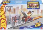 Mattel Set de joaca Hot Wheels City Super Explozie cu masinuta inclusa (MTFJN34_FJN36)