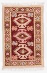 Kotonia Home Covor tesut - Decor traditional, 60x150 cm, fond bordo si nuante de crem - 03 (124339-60150) Covor
