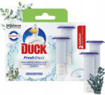 DUCK Fresh Discs zselés WC-öblítő korong utántöltő 2x36 ml Eukaliptusz (5000204339017)