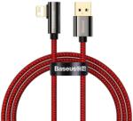 Baseus Legend Series Lightning derékszögű USB-kábel, 2, 4 A, 1 m, piros (CACS000009)
