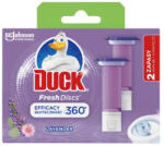 DUCK Fresh Discs zselés WC-öblítő korong utántöltő 2x36 ml Levendula (5000204338980)