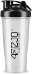 4Fizjo Sportos shaker, 4FIZJO, PRO kiegészítőkhöz, hálóval, 650 ml, fehér (P-5905973407007)