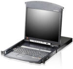 ATEN Switch KVM ATEN KL1508AIN-AXA-AG ALTUSEN KVM 8-port Hight Density Dual Rail LCD19 + Keyboard + Tuchpad 191U (KL1508AIN-AXA-AG)