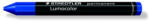 STAEDTLER Jelölőkréta, mindenre író, vízálló (omnigraph), STAEDTLER "Lumocolor 236", kék (236-3) - eztkapdki
