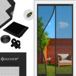  Mágneses szúnyogháló ajtóra ablakra 100 cm x 210 cm fekete Kesser (K-FLGT-2067)