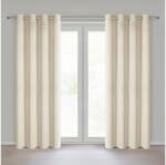 EUROFIRANY Nerisa sötétítő függöny Sötét krém 140x250 cm