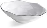 Eurofirany Boni 02 kerámia tál Fehér 30x19x9 cm