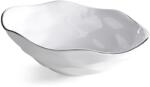 Eurofirany Boni 01 kerámia tál Fehér 35x22x11 cm