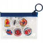  Spider Man. Radír Zárható Tasakban, 6 Darabos Készlet (8719668033993)