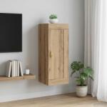 vidaXL Dulap de perete Stejar Artizanal 34, 5 x 34 x 90 cm GartenMobel Dekor (8010887) Comoda