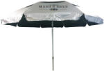Maui & Sons Umbrelă Pliabilă De Plajă Din Aluminiu Diametru 1.9m Cu Protecție UV Și Rezistență La Vânt Neagră 1910 (1910)