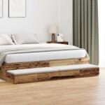 vidaXL Sertare pentru pat cu sertar Lemn vechi 180 x 36, 5 x 16, 5 cm GartenMobel Dekor (866985)