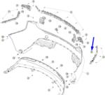 Original Tesla Suport stanga bara spate ORIGINAL TESLA 1762734-00-C (176273400C)