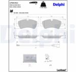 DELPHI Set placute frana DELPHI LP3619LC (LP3619LC)