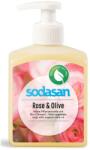 sodasan Sapun lichid cu trandafir si masline bio 300 ml