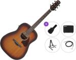 Ibanez AAD54E-OMH Premium SET Mahogany Sunburst Електро-акустична китара Дреднаут