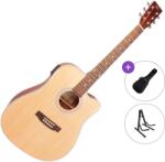 SX SD204CE Standard SET Natural Електро-акустична китара Дреднаут