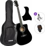 Cascha CGA100BK Standard SET Black Акустична китара