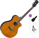 Yamaha APX600 Standard SET Amber Електро-акустична китара Джъмбо
