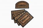  Covoraș Intrare VANORA HOME 60x40 cm Cauciuc Nucă de Cocos (VN-GOP-6040) Covor