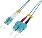 LogiLink Patch Cord Fibra Optica Logilink FP3LS01, Multi-Mode, OM3, Duplex LC-SC, 1 m (FP3LS01)