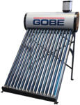 GOBE Panou solar nepresurizat 120 litri cu 12 tuburi vidate, GOBE Plus, pentru preparare apă caldă menajeră, termosifon, rezervor inox, vas flotor 5 litri (10840502)