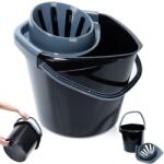 Orion Univerzális vödör felmosóhoz, műanyag, kinyomóval, felmosóhoz zsinórral vagy csíkokkal, 14L (VTE-779082)