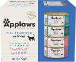 Applaws konzerv Multipack halas konzerv választék, 12 × 70 g