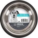 M-PETS CROCK Rozsdamentes acél tál gumival L 0, 91 l