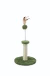 M-PETS My 1st Cat Tree kaparófa cicáknak zöld tollakkal 36 cm
