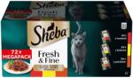 Sheba Fresh & Fine csirke-, marha- és bárányhúsos tasakos eledel mártásban 72 × 50 g