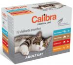 Calibra Cat Premium tasakos eledel felnőtt macskáknak multipack, 12 × 100 g