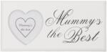 Clayre & Eef Fehér fa képkeret Mummy s the Best 24 cm x 12 cm (CC2F0127)