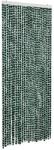 vidaXL zöld és fehér zsenília rovarfüggöny 100 x 230 cm 2.45 kg (377386VidaXL)