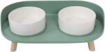 M-PETS Altitude Dupla tál állványon, 37 × 19 × 11 cm