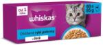 Whiskas tasakos eledel, halas válogatás zselében 80 × 85 g