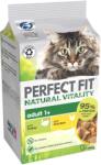 Perfect Fit Natural Vitality tasakos eledel, pulyka- és csirkehússal felnőtt macskáknak 6 × 50 g